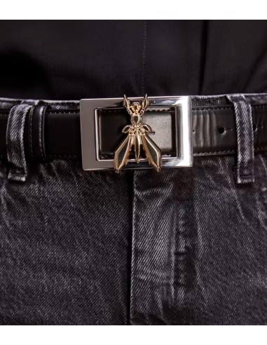 Patrizia Pepe - Cinturón En Piel Con Insignia ''Fly''