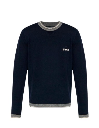 Emporio Armani - Jersey De Lana Con Logo