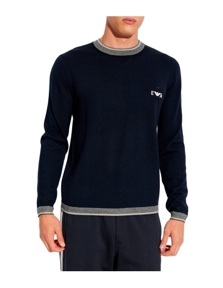 Emporio Armani - Jersey De Lana Con Logo