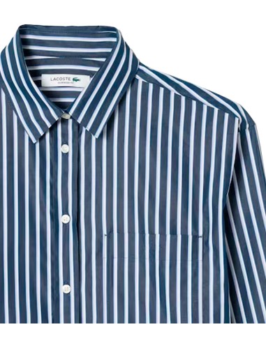 Lacoste - Camisa Oversized A Rayas