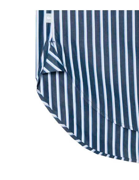Lacoste - Camisa Oversized A Rayas