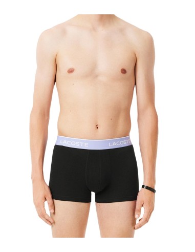 Lacoste - Pack de 3 Bóxer de Algodón Elástico
