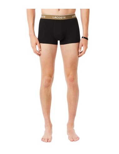 Lacoste - Pack de 3 Bóxer de Algodón Elástico
