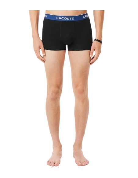 Lacoste - Pack de 3 Bóxer de Algodón Elástico
