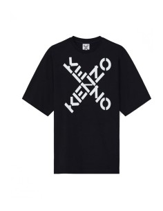 Kenzo - Camiseta Hombre Negra - Sport Big X