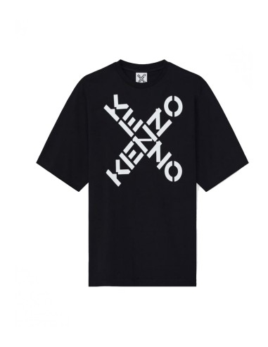 Kenzo - Camiseta Hombre Negra - Sport Big X