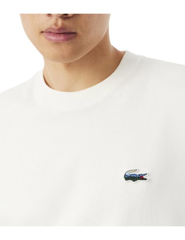 Lacoste - Camiseta Gruesa de Jersey con Cocodrilo con Paisaje