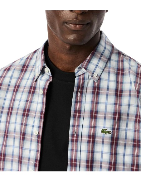 Lacoste - Camisa Regular Fit de Popelín