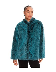 Patrizia Pepe - Abrigo De Piel Regular Fit