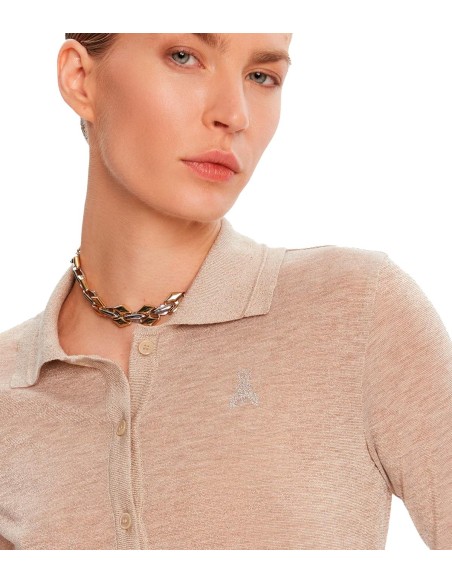 Patrizia Pepe - Polo Abotonado Lurex