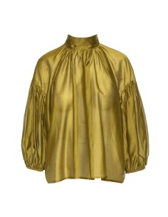 BSB - Blusa con Cuello Alto y Mangas Abullonadas