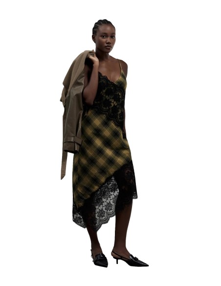 BSB - Vestido Asimétrico con Encaje