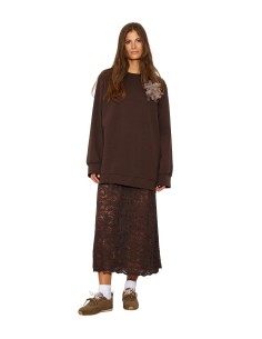 BSB - Vestido con Sudadera y Encaje