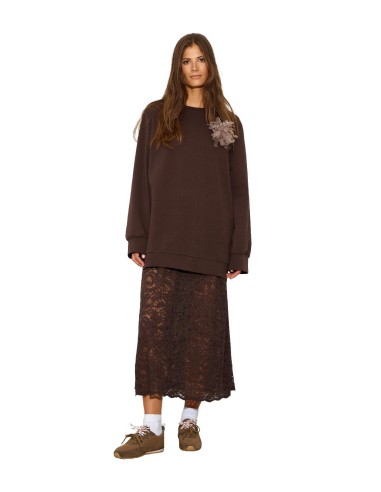 BSB - Vestido con Sudadera y Encaje