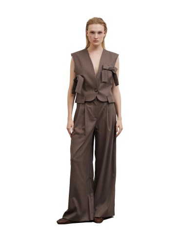 BSB - Pantalón de Pinzas de Rayas