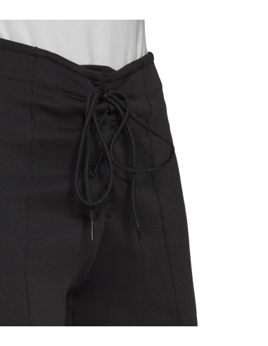 Adidas - Pantalón Mujer Negro - Corto Laced High-Waisted