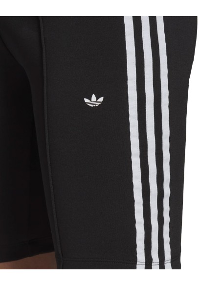 Adidas - Pantalón Mujer Negro - Corto Laced High-Waisted