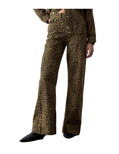 BSB - Pantalón Wide-leg Animal Print
