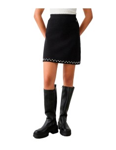 BSB - Falda Mini Con Tachuelas