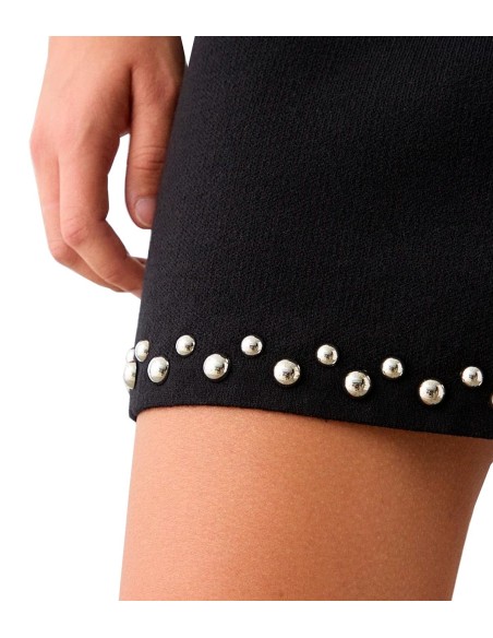 BSB - Falda Mini Con Tachuelas