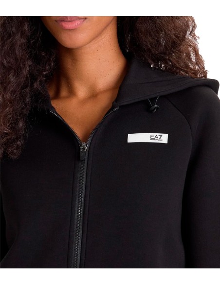 EA7 Emporio Armani - Sudadera Con Cremallera, Capucha Y Logo