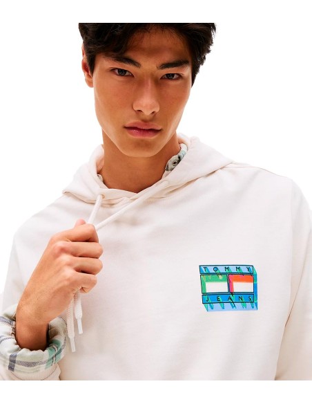 Tommy Jeans - Sudadera Con Capucha Flag Play