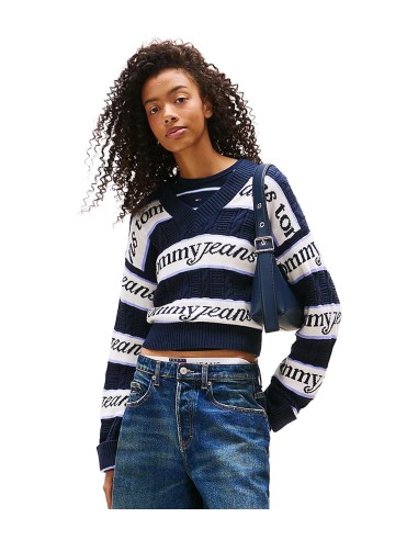 Tommy Jeans - Jersey Amplio con Logo