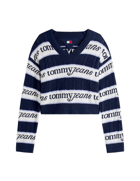 Tommy Jeans - Jersey Amplio con Logo