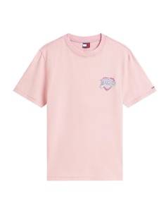 Tommy Jeans - Camiseta con Estampado de Corazones