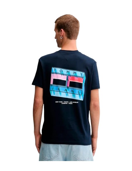 Tommy Jeans - Camiseta Flag Play