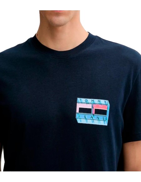 Tommy Jeans - Camiseta Flag Play