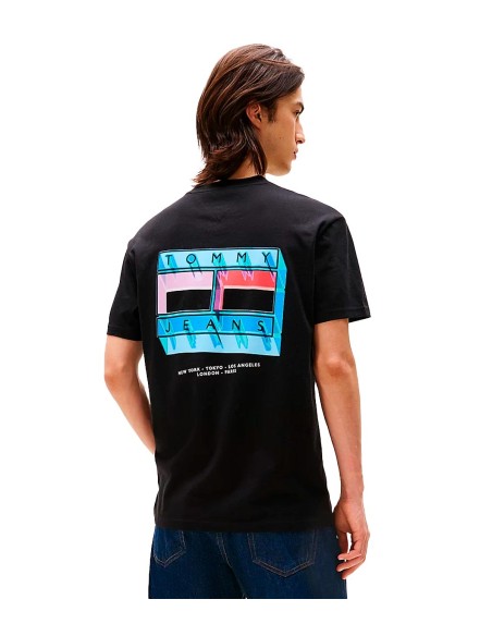Tommy Jeans - Camiseta Flag Play
