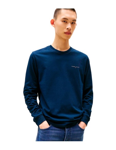 Tommy Jeans - Camiseta Slim Chest Linear