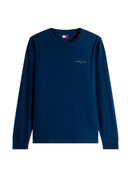 Tommy Jeans - Camiseta Slim Chest Linear