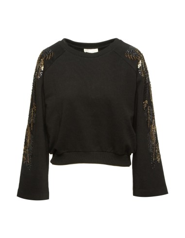 BSB - Sudadera con Mangas con Lentejuelas