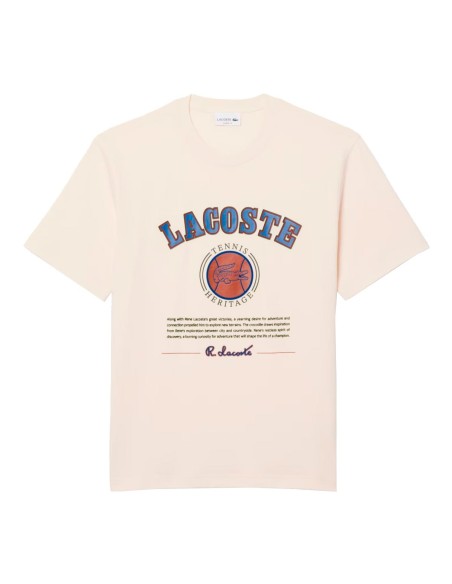 Lacoste - Camiseta Con Estampado