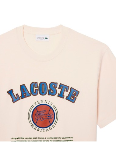 Lacoste - Camiseta Con Estampado