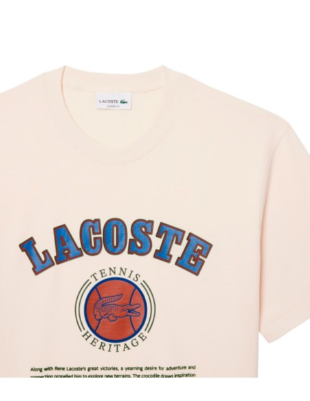 Lacoste - Camiseta Con Estampado