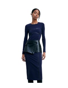 Patrizia Pepe - Vestido De Tubo De Manga Larga