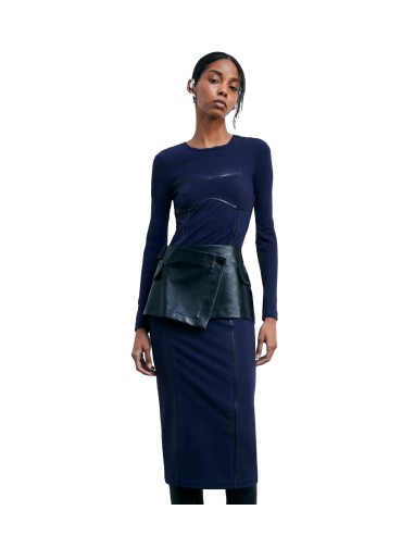 Patrizia Pepe - Vestido De Tubo De Manga Larga