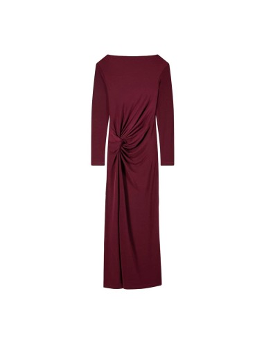 Patrizia Pepe - Vestido Largo En Punto Drapeado