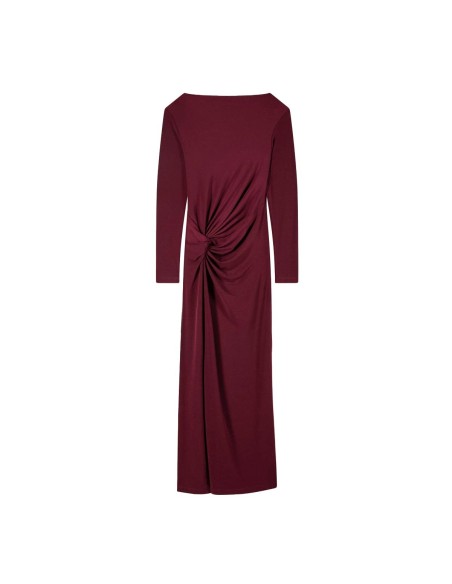 Patrizia Pepe - Vestido Largo En Punto Drapeado