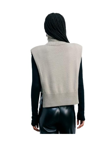 Patrizia Pepe - Chaleco De Punto Con Cuello Alto