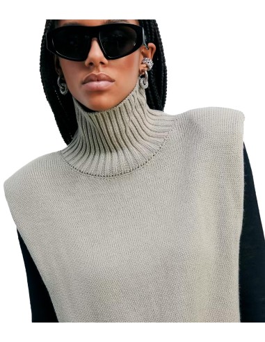 Patrizia Pepe - Chaleco De Punto Con Cuello Alto