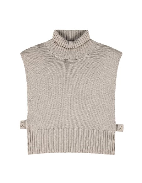 Patrizia Pepe - Chaleco De Punto Con Cuello Alto