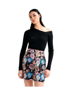 Essentiel Antwerp - Jersey De Punto Elástico Con Escote Asimétrico