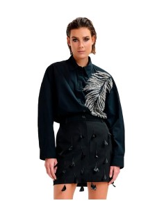 Essentiel Antwerp - Camisa Con Palmera Bordada