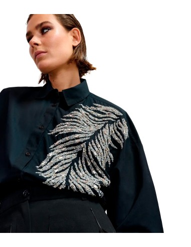 Essentiel Antwerp - Camisa Con Palmera Bordada