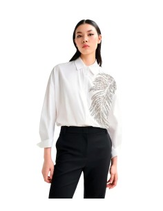 Essentiel Antwerp - Camisa Con Palmera Bordada