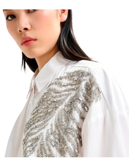 Essentiel Antwerp - Camisa Con Palmera Bordada